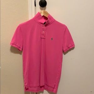 Pink boys Ralph Lauren polo